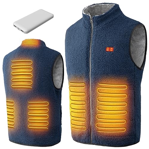 LABCOOL Heated Vest for Men Women with 12000mAh Power Pack